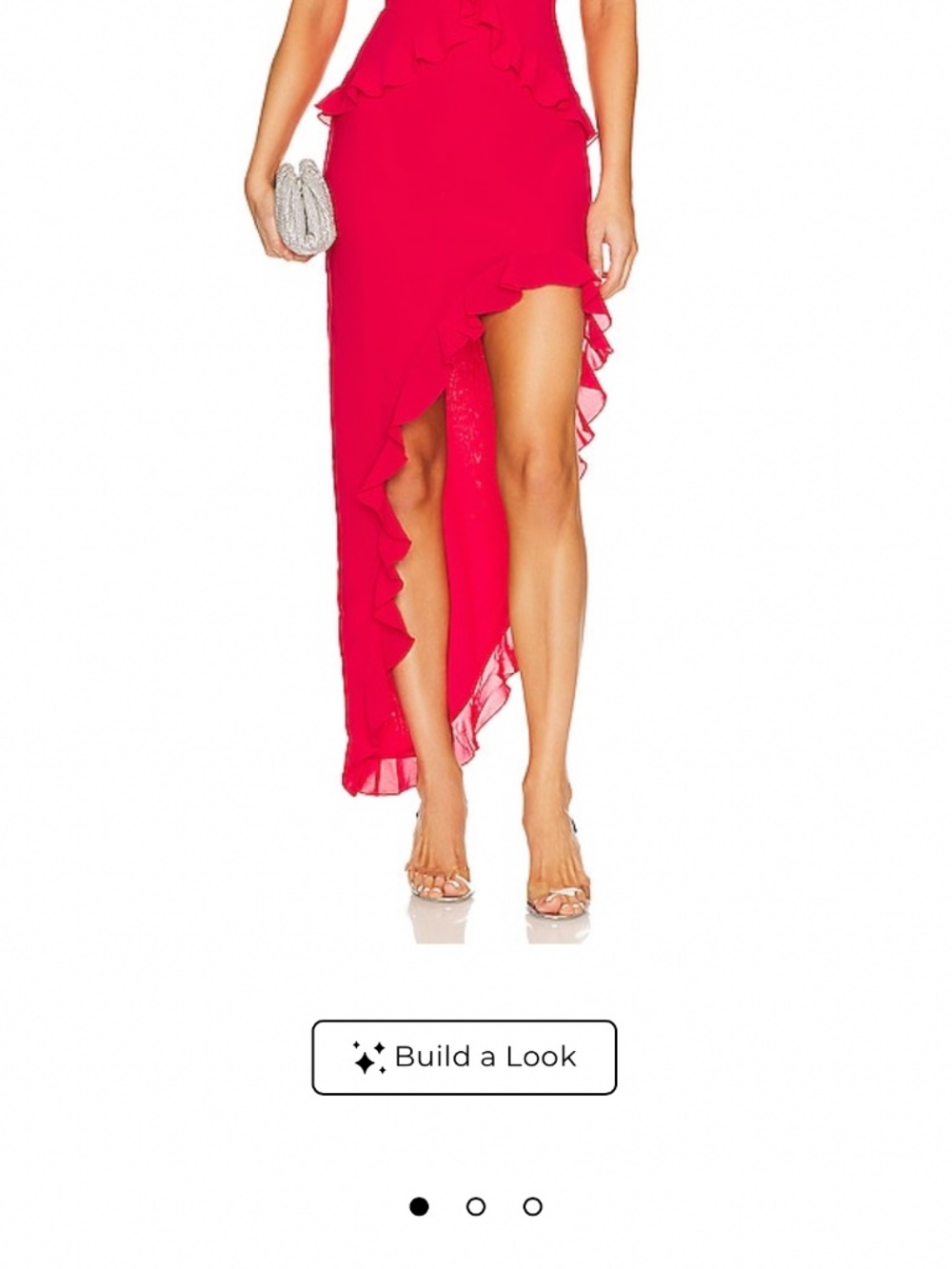 Revolve Amanda Uprichard Anessa Gown in Kiss